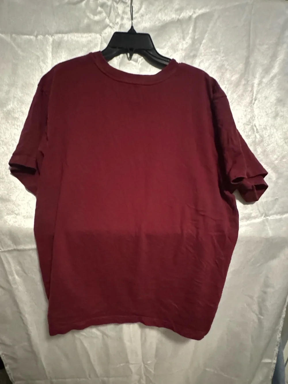 GAP Men's Crewneck Tee - Deep Burgundy